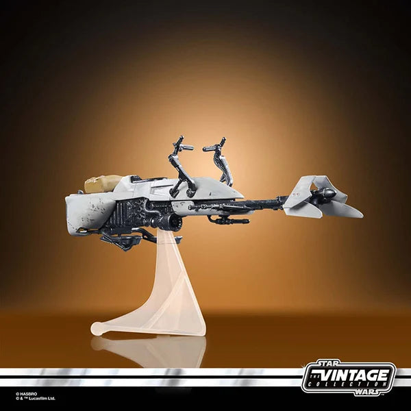 Star Wars: Vintage Collection - Kenner - Fahrzeug - Mandalorian - Speeder Bike with Scout Trooper & Grogu - Actionfigur - F6883 - 10 cm