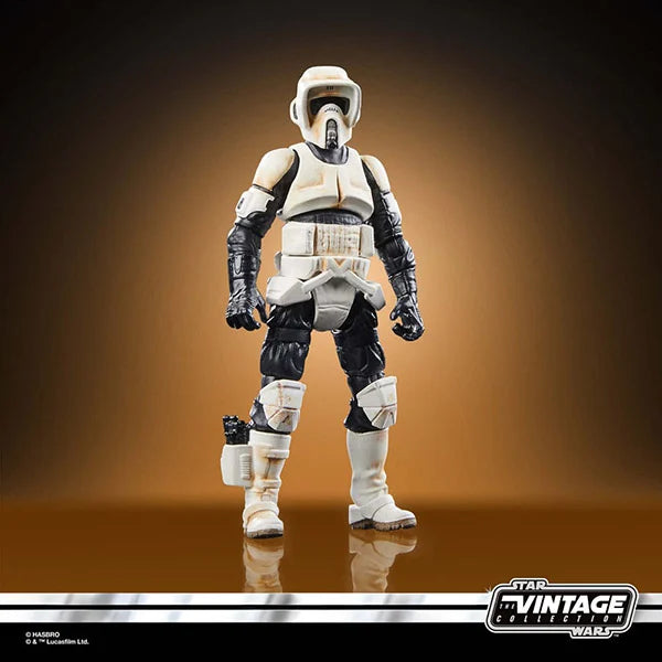 Star Wars: Vintage Collection - Kenner - Fahrzeug - Mandalorian - Speeder Bike with Scout Trooper & Grogu - Actionfigur - F6883 - 10 cm