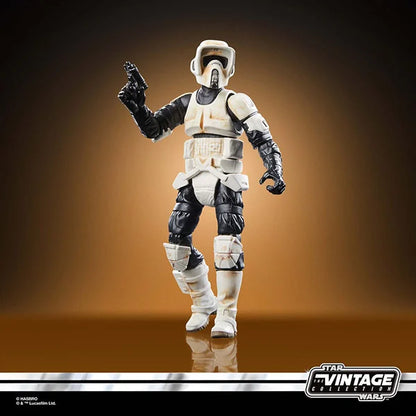 Star Wars: Vintage Collection - Kenner - Fahrzeug - Mandalorian - Speeder Bike with Scout Trooper & Grogu - Actionfigur - F6883 - 10 cm