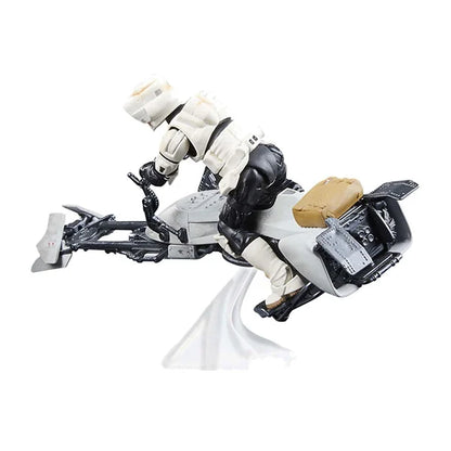 Star Wars: Vintage Collection - Kenner - Fahrzeug - Mandalorian - Speeder Bike with Scout Trooper & Grogu - Actionfigur - F6883 - 10 cm