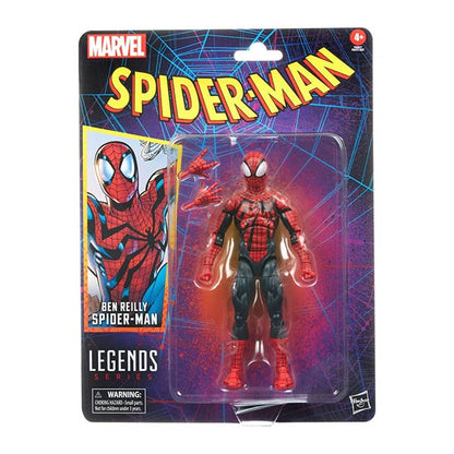 Marvel Legends: Retro Spider-Man Collection - Ben Reilly Spider-Man - Actionfigur - F6567 - 15 cm