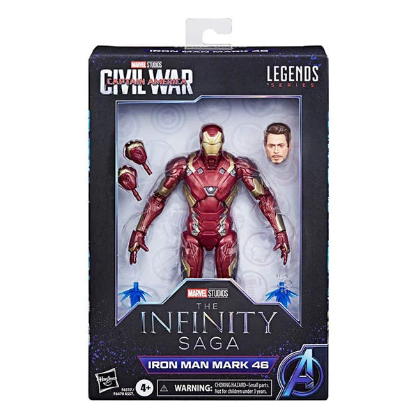 Marvel Legends: The Infinity Saga - Iron Man Mark 46 (Captain America Civil War) - Actionfigur - F6517 - 15 cm