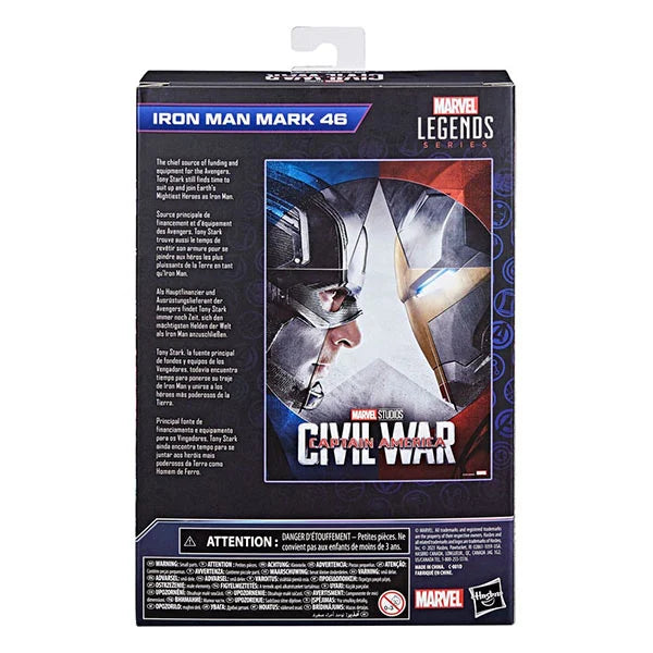 Marvel Legends: The Infinity Saga - Iron Man Mark 46 (Captain America Civil War) - Actionfigur - F6517 - 15 cm