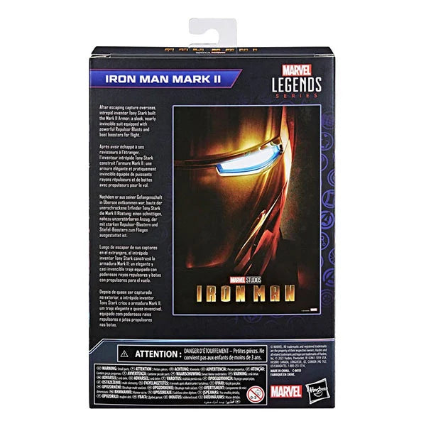 Marvel Legends: The Infinity Saga - Iron Man Mark II (Iron Man) - Actionfigur - F6515 - 15 cm