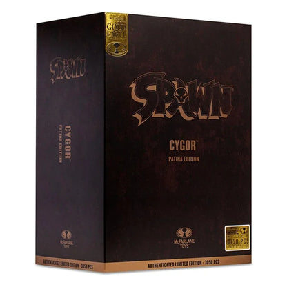 Spawn: Cygor Megafig Patina Edition Limitierte Version (Gold Label) - Actionfigur - 30 cm