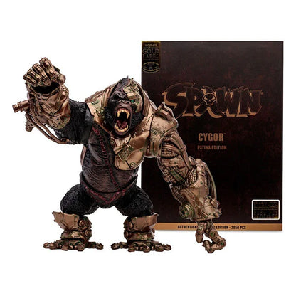 Spawn: Cygor Megafig Patina Edition Limitierte Version (Gold Label) - Actionfigur - 30 cm