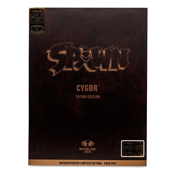 Spawn: Cygor Megafig Patina Edition Limitierte Version (Gold Label) - Actionfigur - 30 cm