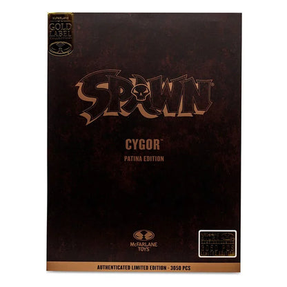 Spawn: Cygor Megafig Patina Edition Limitierte Version (Gold Label) - Actionfigur - 30 cm