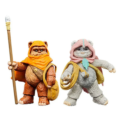 Star Wars: Vintage Collection - Kenner - Ewoks - Wicket W. Warrick & Kneesaa - Actionfigur 2er-Pack - F8300 - 10 cm