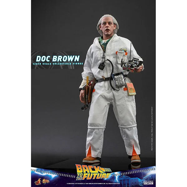 Hot Toys: Back to the Future - Doc Brown - Movie Masterpiece - Actionfigur 1/6 - 30 cm