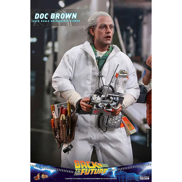 Hot Toys: Back to the Future - Doc Brown - Movie Masterpiece - Actionfigur 1/6 - 30 cm