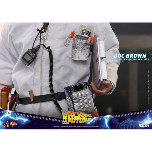 Hot Toys: Back to the Future - Doc Brown - Movie Masterpiece - Actionfigur 1/6 - 30 cm