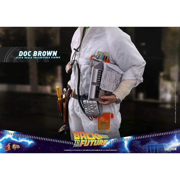 Hot Toys: Back to the Future - Doc Brown - Movie Masterpiece - Actionfigur 1/6 - 30 cm