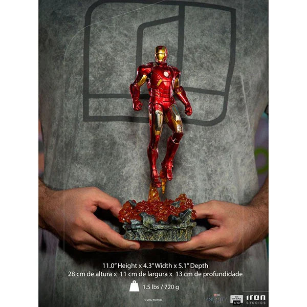 The Infinity Saga: Iron Man (Battle of New York) - BDS Art Scale Statue 1/10 - 28 cm