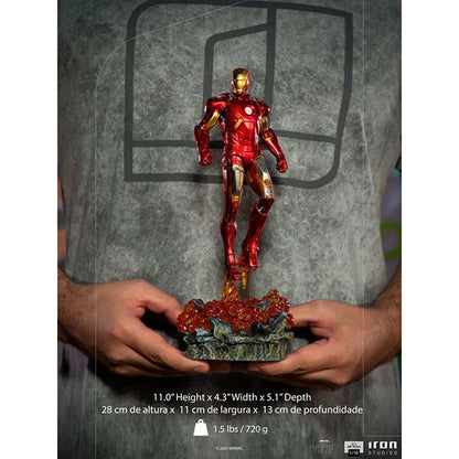 The Infinity Saga: Iron Man (Battle of New York) - BDS Art Scale Statue 1/10 - 28 cm