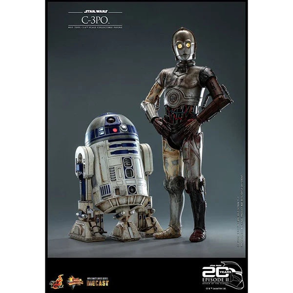 Hot Toys: Star Wars Episode II - C-3PO - Diecast Actionfigur 1/6 - 29 cm