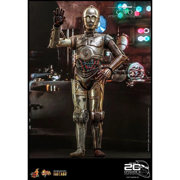 Hot Toys: Star Wars Episode II - C-3PO - Diecast Actionfigur 1/6 - 29 cm