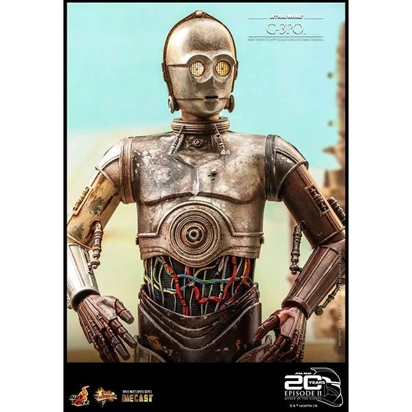 Hot Toys: Star Wars Episode II - C-3PO - Diecast Actionfigur 1/6 - 29 cm
