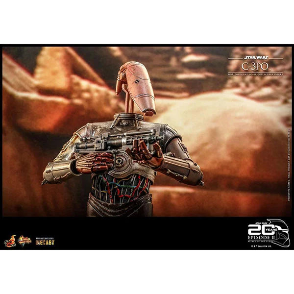 Hot Toys: Star Wars Episode II - C-3PO - Diecast Actionfigur 1/6 - 29 cm