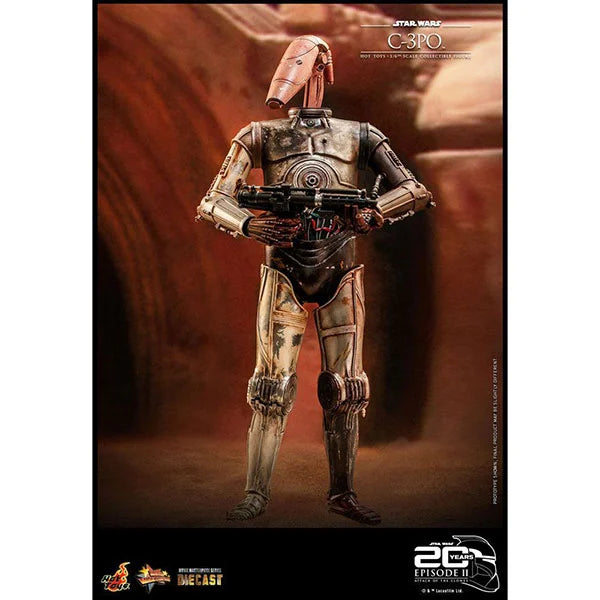 Hot Toys: Star Wars Episode II - C-3PO - Diecast Actionfigur 1/6 - 29 cm