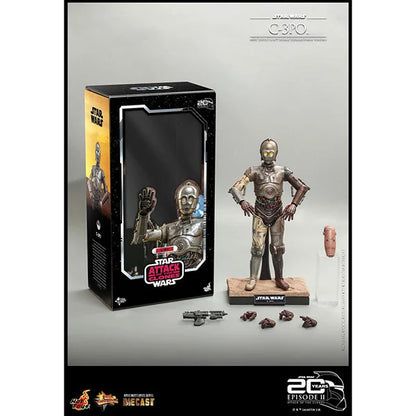 Hot Toys: Star Wars Episode II - C-3PO - Diecast Actionfigur 1/6 - 29 cm