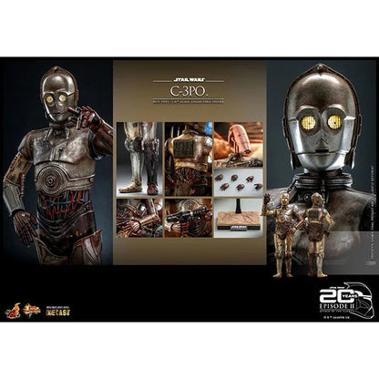 Hot Toys: Star Wars Episode II - C-3PO - Diecast Actionfigur 1/6 - 29 cm