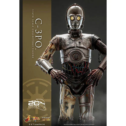 Hot Toys: Star Wars Episode II - C-3PO - Diecast Actionfigur 1/6 - 29 cm