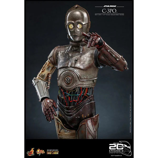 Hot Toys: Star Wars Episode II - C-3PO - Diecast Actionfigur 1/6 - 29 cm