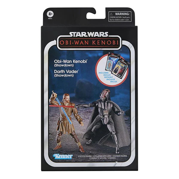Star Wars: Vintage Collection - Kenner - Darth Vader & Obi-Wan Kenobi (Showdown) - Actionfigur 2er-Pack - F8721 - 10 cm