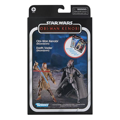 Star Wars: Vintage Collection - Kenner - Darth Vader & Obi-Wan Kenobi (Showdown) - Actionfigur 2er-Pack - F8721 - 10 cm
