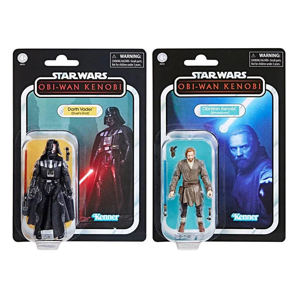 Star Wars: Vintage Collection - Kenner - Darth Vader & Obi-Wan Kenobi (Showdown) - Actionfigur 2er-Pack - F8721 - 10 cm