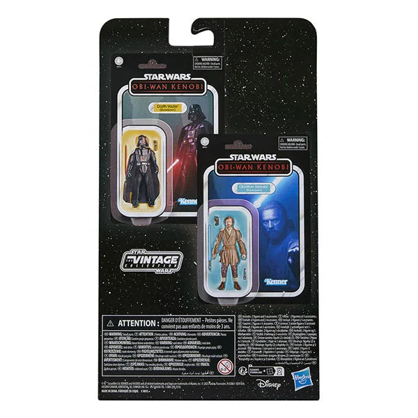 Star Wars: Vintage Collection - Kenner - Darth Vader & Obi-Wan Kenobi (Showdown) - Actionfigur 2er-Pack - F8721 - 10 cm