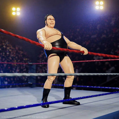 WWE WrestleMania: Andre The Giant (Black Singlet) - Ultimates Actionfigur - 20 cm