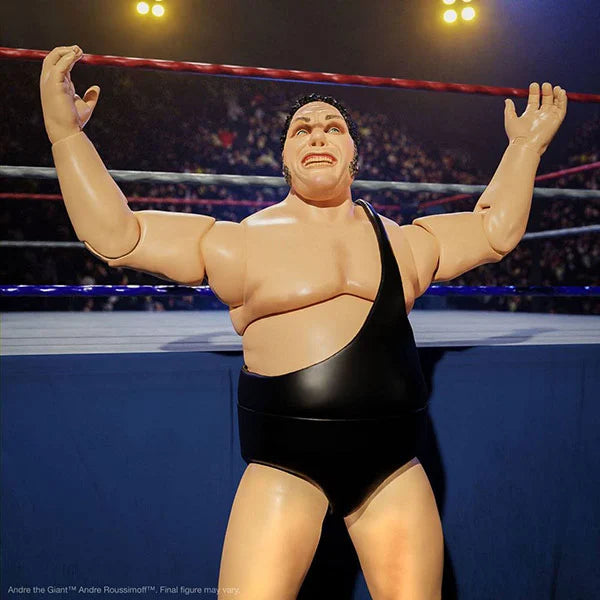 WWE WrestleMania: Andre The Giant (Black Singlet) - Ultimates Actionfigur - 20 cm