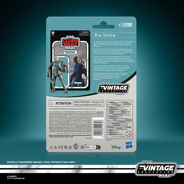 Star Wars: Vintage Collection - Kenner - Clone Wars - Pre Vizsla - Actionfigur - F7319 - 10 cm