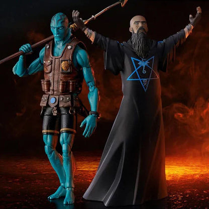 Hellboy: Abe Sapien & Rasputin - Actionfiguren 1/12 - 15 cm