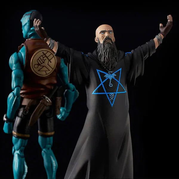 Hellboy: Abe Sapien & Rasputin - Actionfiguren 1/12 - 15 cm