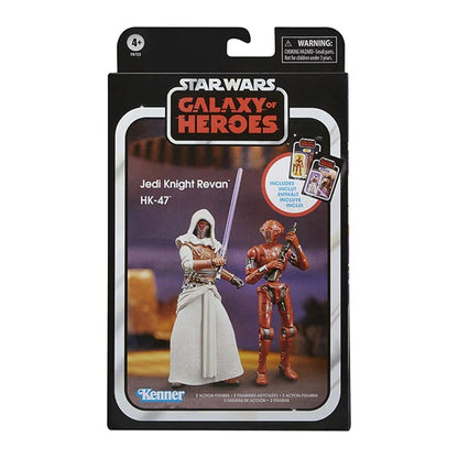 Star Wars: Vintage Collection - Kenner - Galaxy of Heroes - Jedi Knight Revan & HK-47 - 2er-Pack Actionfiguren - F8722 - 10 cm