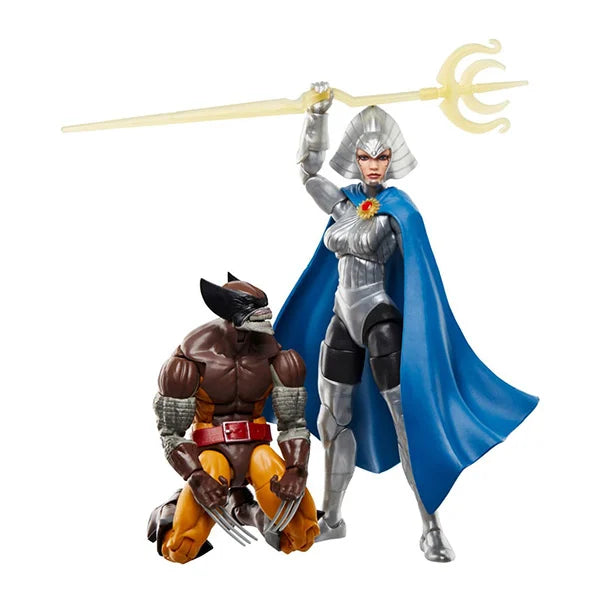 Marvel Legends: Wolverine 50th Anniversary - Wolverine & Lilandra Neramani - Actionfiguren 2er-Pack - F9034 - 15 cm