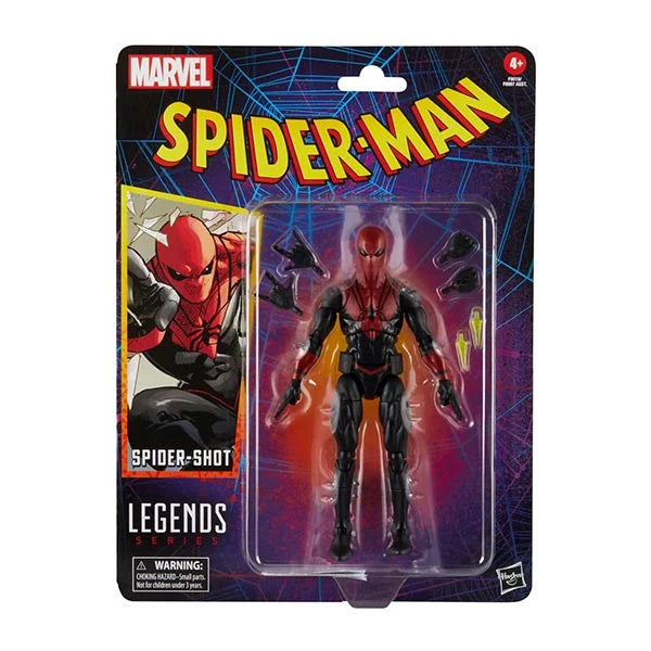 Marvel Legends: Spider-Man - Spider-Shot - Actionfigur - F9019 - 15 cm