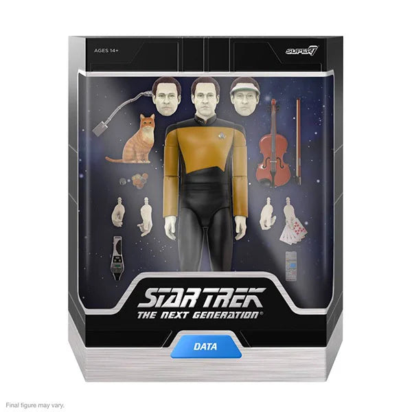 Star Trek: TNG - Lieutenant Commander Data - Ultimates Actionfigur - 18 cm