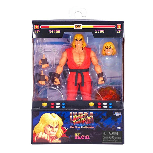 Street Fighter II: The Final Challengers - Ken - Actionfigur 1/12 - 15 cm
