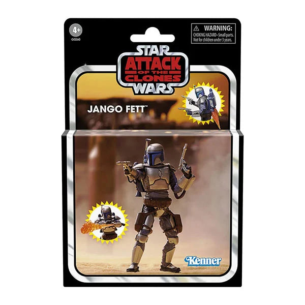 Star Wars: Vintage Collection - Kenner - Deluxe Jango Fett (Episode II) - Actionfigur - G0260 - 10 cm