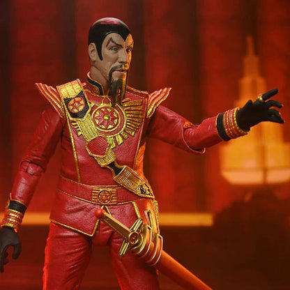 Flash Gordon: Ming (1980 - Red Military Outfit) - Ultimate Actionfigur - 18 cm