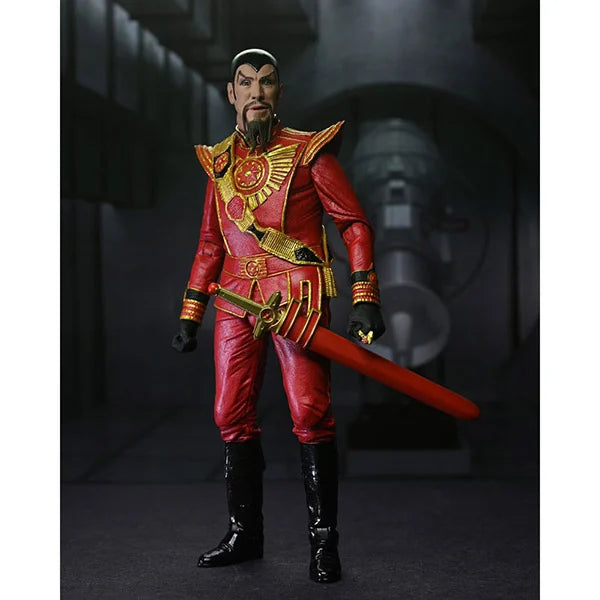 Flash Gordon: Ming (1980 - Red Military Outfit) - Ultimate Actionfigur - 18 cm