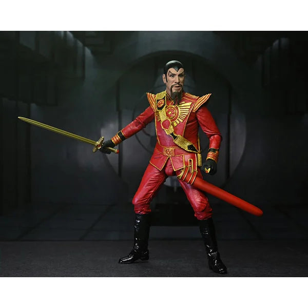 Flash Gordon: Ming (1980 - Red Military Outfit) - Ultimate Actionfigur - 18 cm
