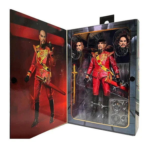 Flash Gordon: Ming (1980 - Red Military Outfit) - Ultimate Actionfigur - 18 cm