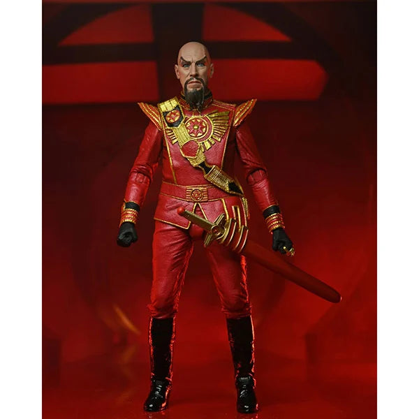 Flash Gordon: Ming (1980 - Red Military Outfit) - Ultimate Actionfigur - 18 cm