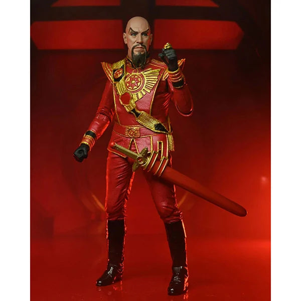 Flash Gordon: Ming (1980 - Red Military Outfit) - Ultimate Actionfigur - 18 cm