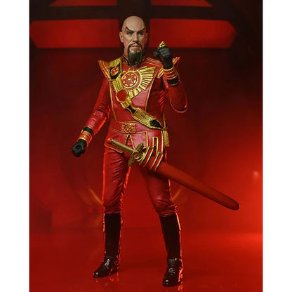 Flash Gordon: Ming (1980 - Red Military Outfit) - Ultimate Actionfigur - 18 cm